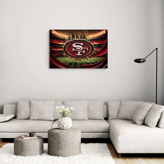 San Francisco 49Ers Team Pride - Canvas Wall Art Living Room