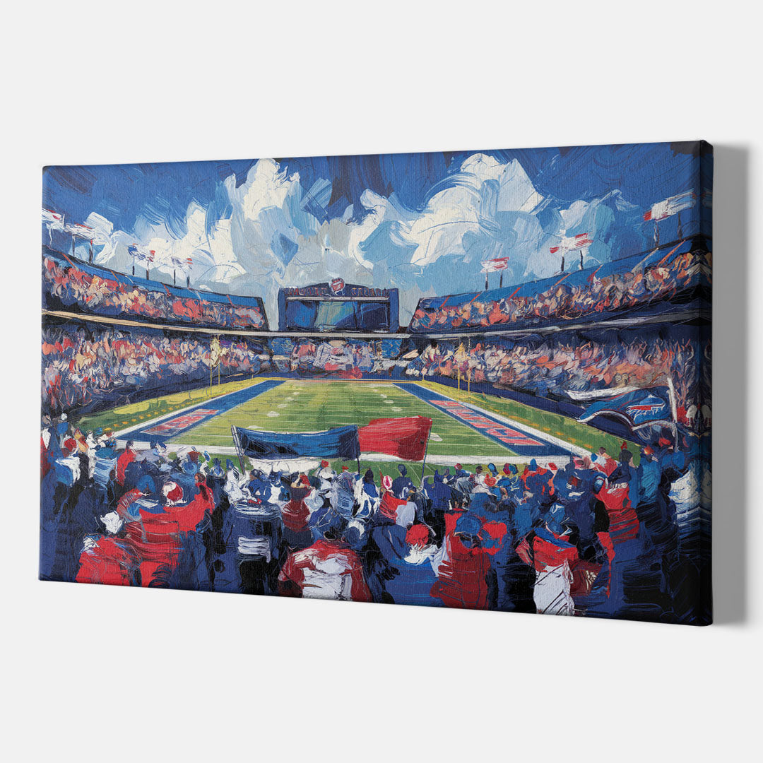 Buffalo Bills Stadium Energy - Canvas Wall Art Indoor