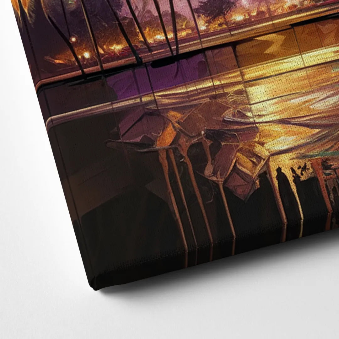 Tampa Modern Downtown View Canvas Close Up