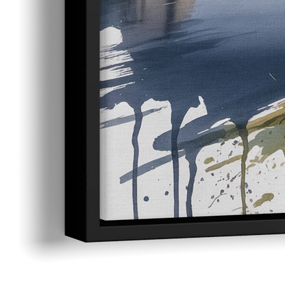 Gros Morne Fjords - Close-Up Black Frame Canvas