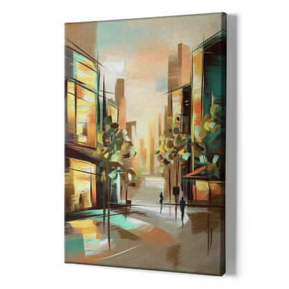 Greenville Urban Charm - Canvas Print Art Sides