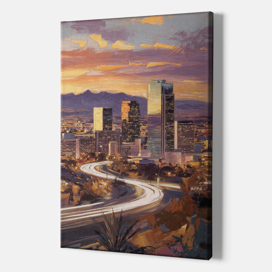 Henderson Skyline Views - Canvas Wall Art Indoor
