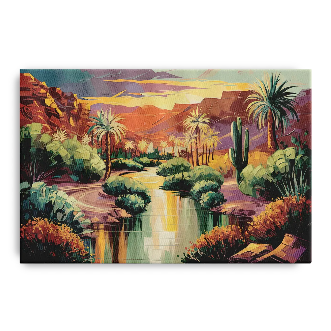Las Vegas Desert Oasis - Canvas Wall Art