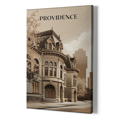 Providence Historic Architecture - Canvas Print Art Sides