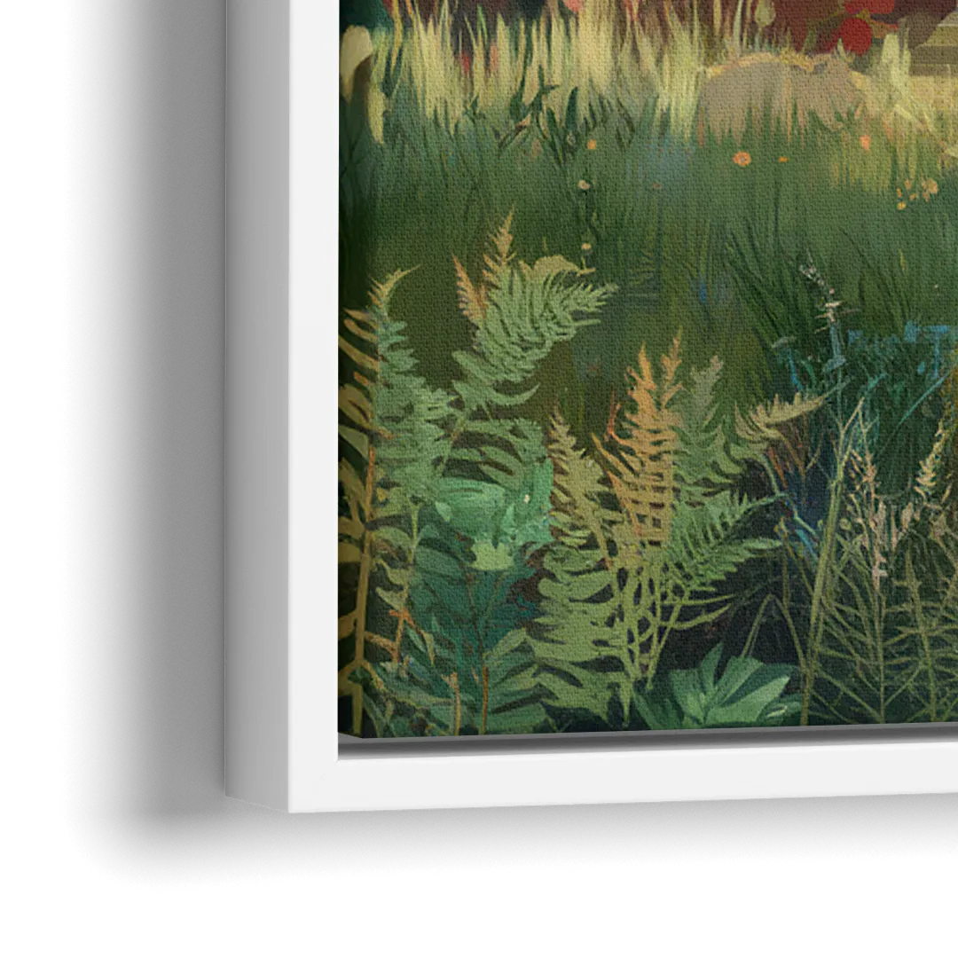 Eugene Pacific Northwest Style - Close-Up White Frame Canvas