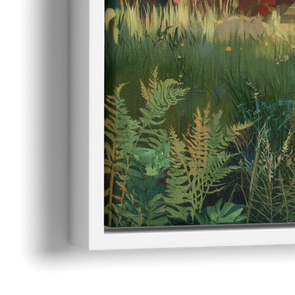 Eugene Pacific Northwest Style - Close-Up White Frame Canvas