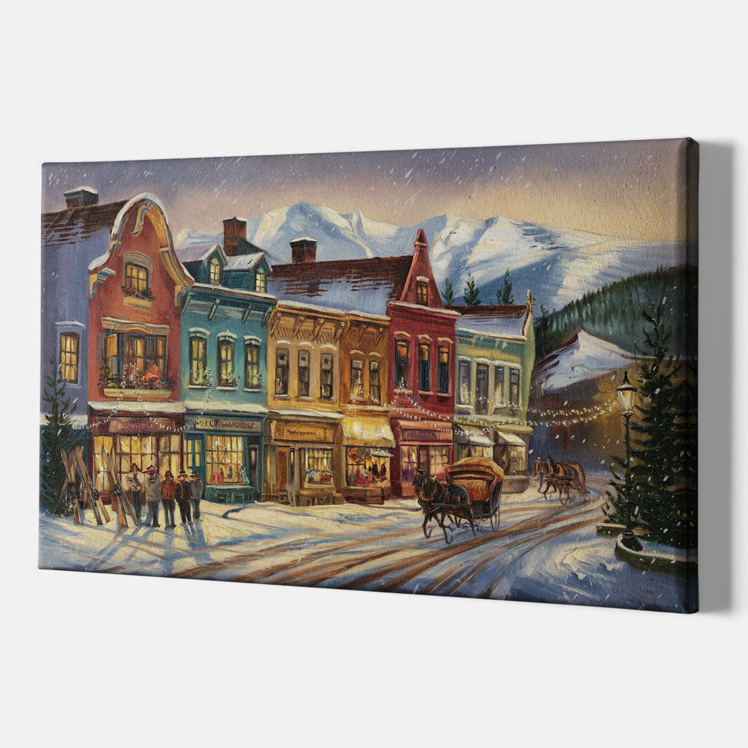 Breckenridge Historic Downtown - Canvas Wall Art Indoor