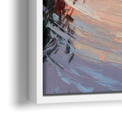 Washington National Mall - Close-Up White Frame Canvas