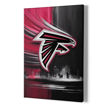 Atlanta Falcons Fans Tribute - Canvas Print Art Sides
