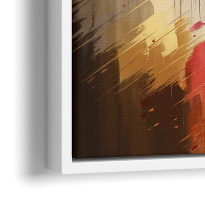 Cleveland Sports Team Spirit - Close-Up White Frame Canvas