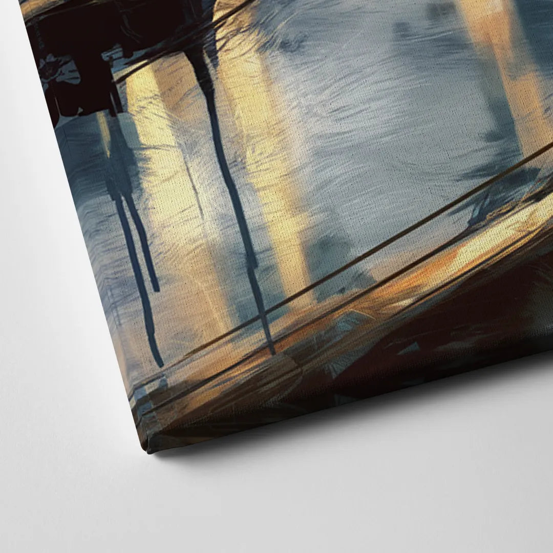Pittsburgh Urban Aesthetic Canvas Close Up