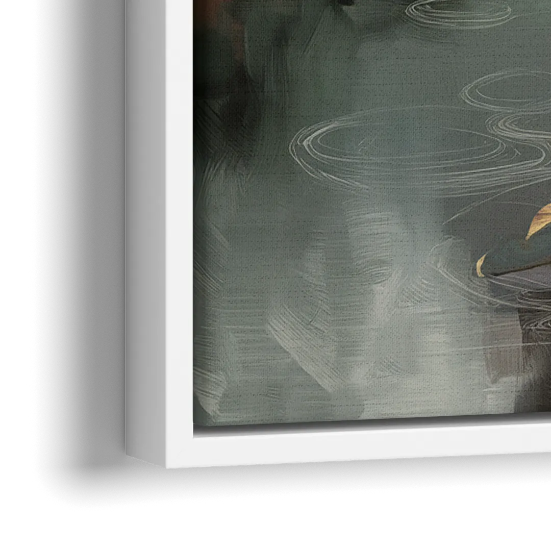 Sitka Wilderness Escape - Close-Up White Frame Canvas