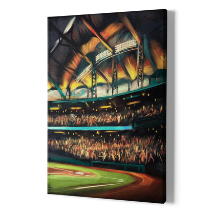 Tampa Bay Rays Game Day Energy - Canvas Print Art Sides