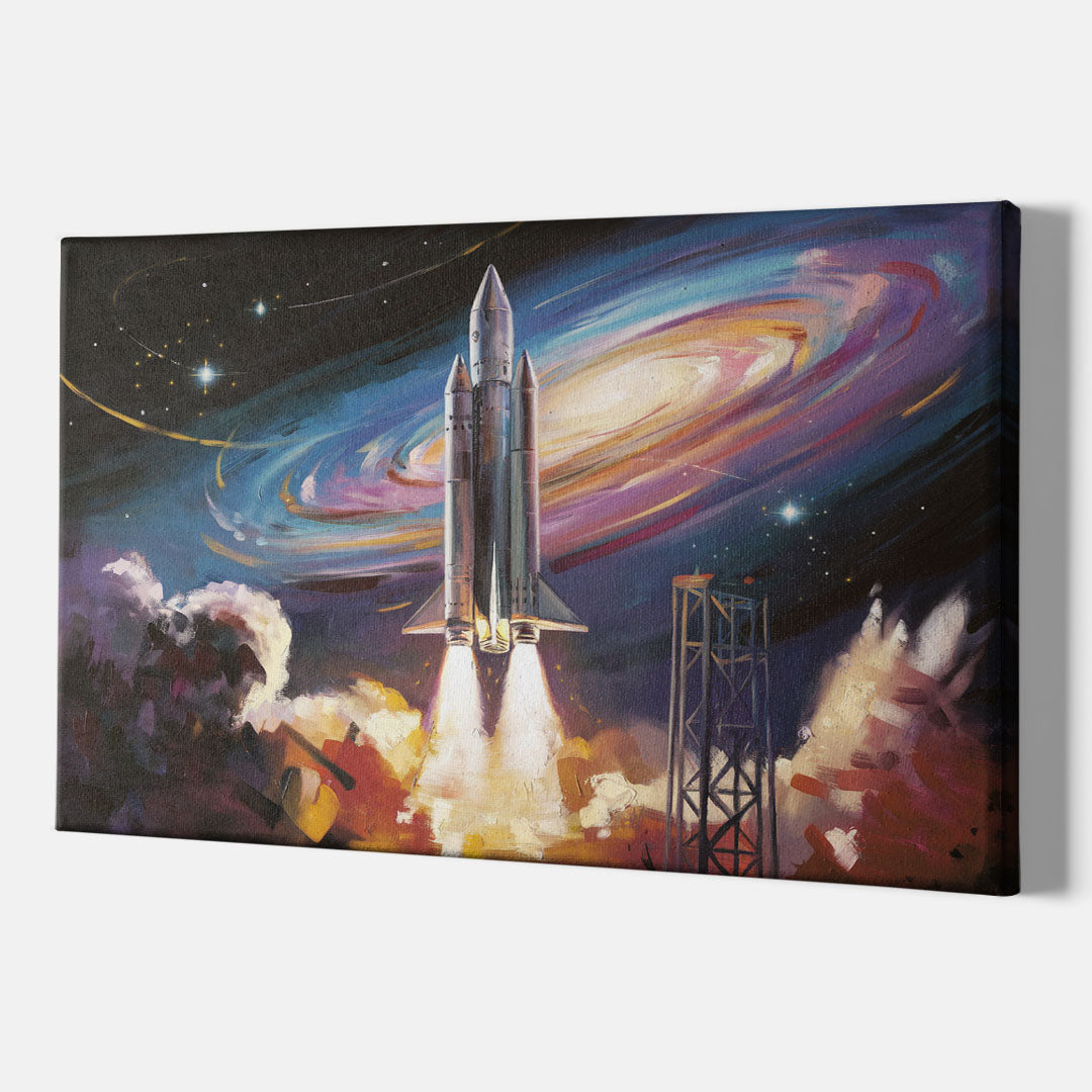 Huntsville Space Center Tribute - Canvas Wall Art Indoor