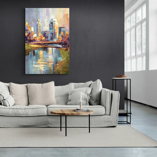 Louisville Waterfront Park - Canvas Wall Art Living Room