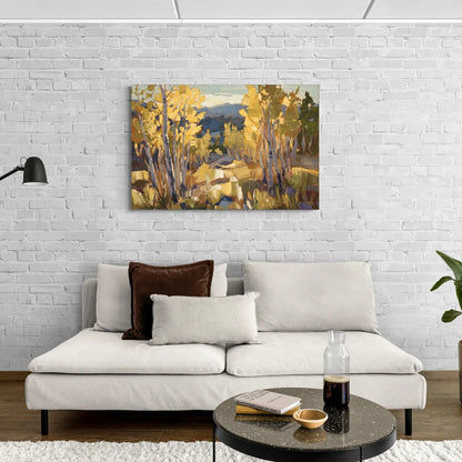 Aspen Wilderness Beauty - Canvas Wall Art Living Room
