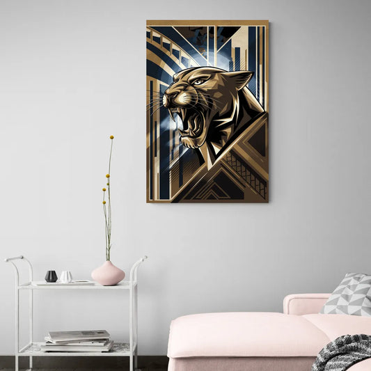 Pittsburgh Panthers Spirit - Canvas Wall Art Living Room