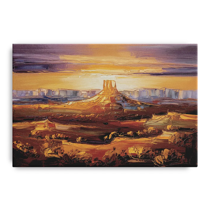 Mesa Sunlit Horizons - Canvas Wall Art