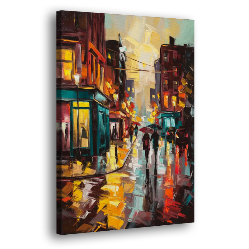 Burlington Urban Street Scenes - Canvas Print Art Sides