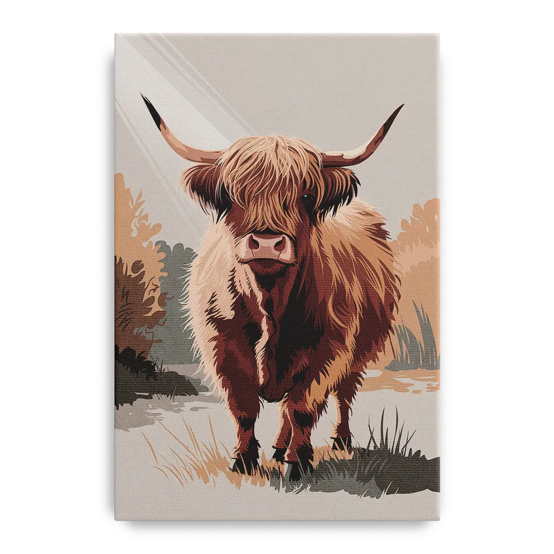 Dunedin Highland Charm - Canvas Wall Art