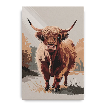 Dunedin Highland Charm - Canvas Wall Art