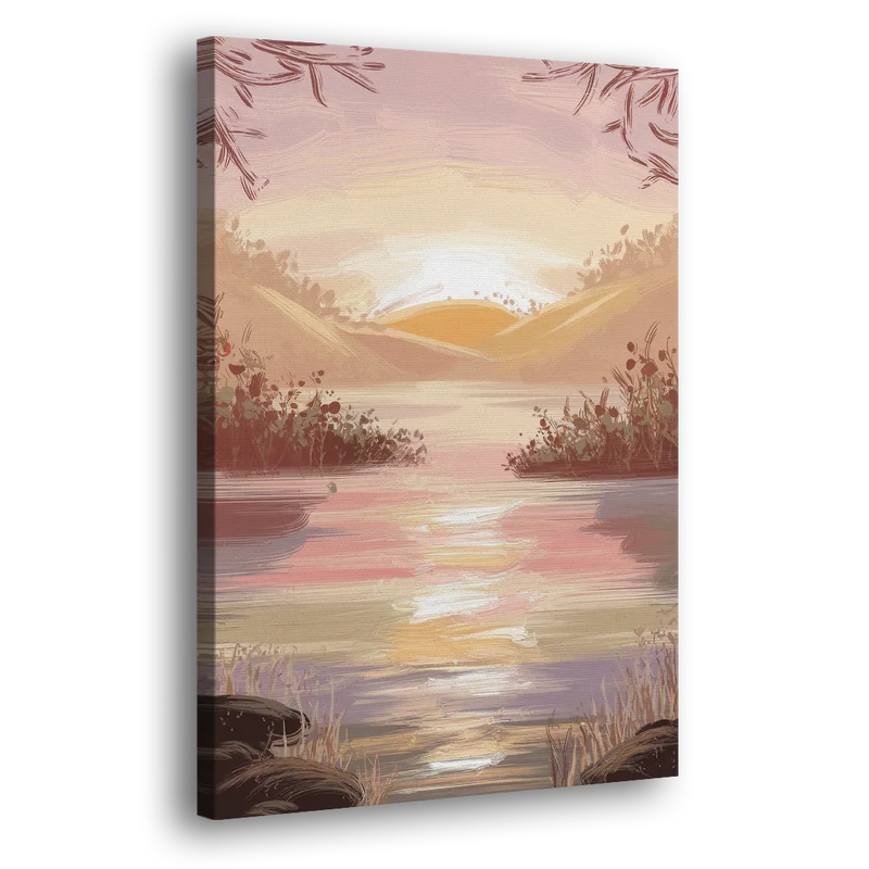 Springfield Sunrise Landscape - Canvas Print Art Sides