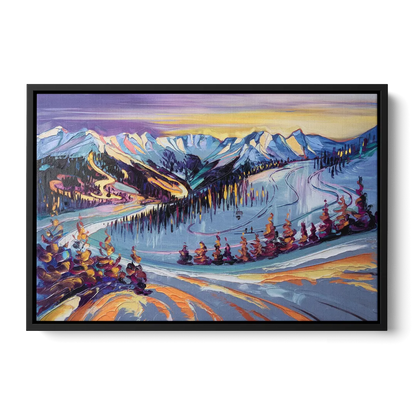 Breckenridge Scenic Trails - Black Frame Canvas