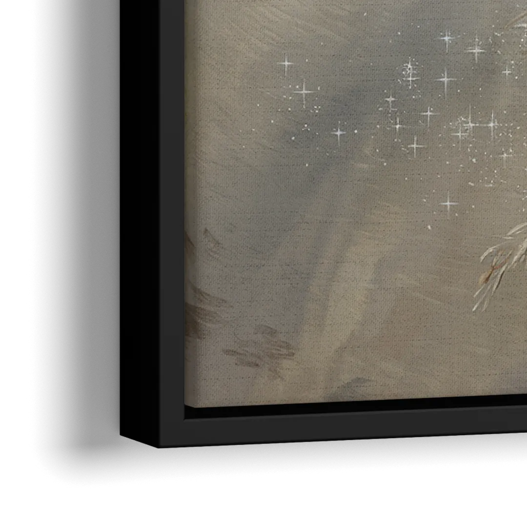 Salem Coastal Charm - Close-Up Black Frame Canvas