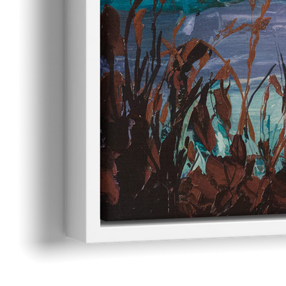Ashland Evening Glow - Close-Up White Frame Canvas