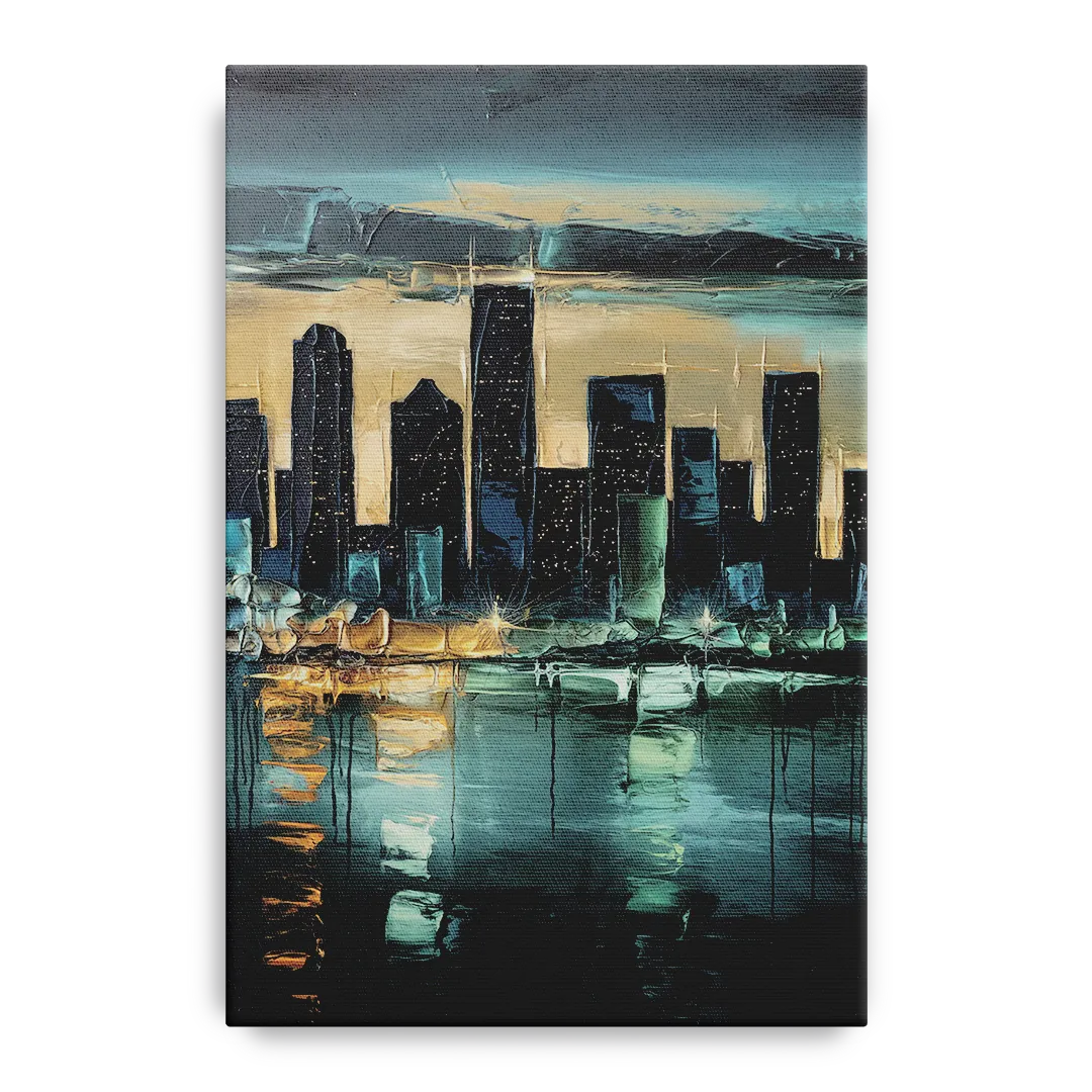 Houston Modern Aesthetic - Canvas Wall Art