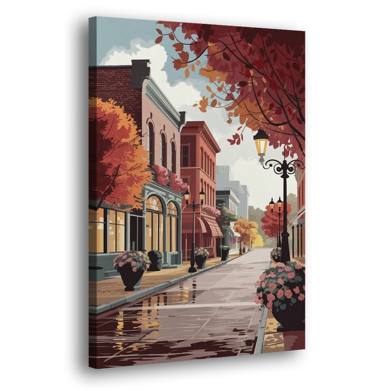 Ashland Historic Downtown - Canvas Print Art Sides