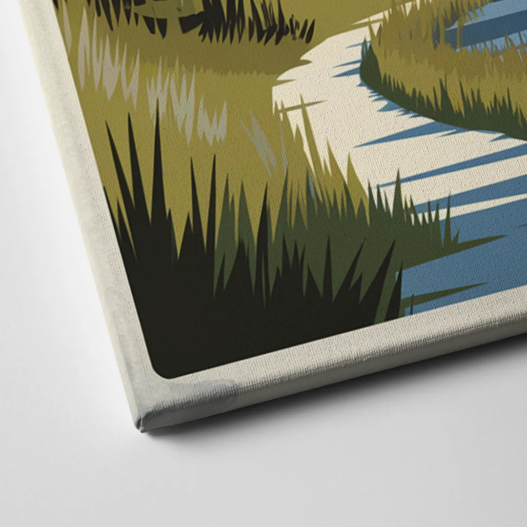 Park City Outdoor Adventure Canvas Close Up