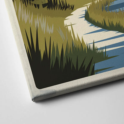 Park City Outdoor Adventure Canvas Close Up