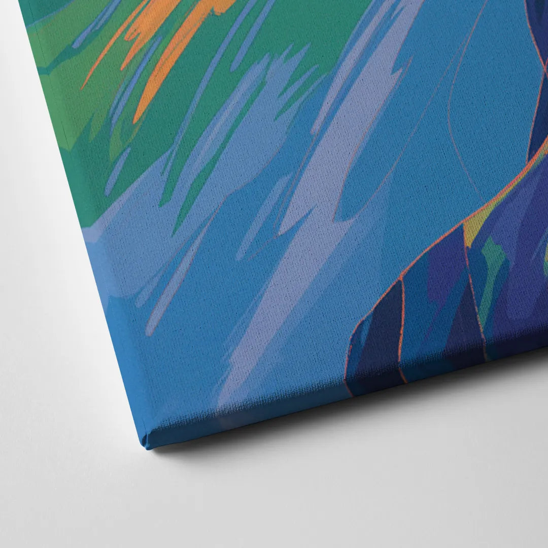 Tofino Coastline Canvas Close Up