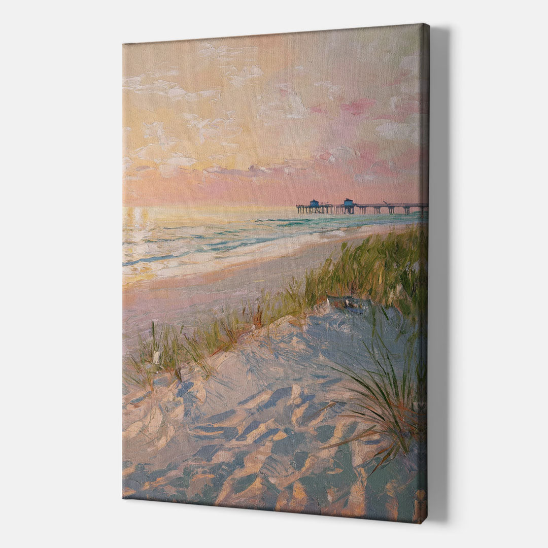 Virginia Beach Oceanfront Serenity - Canvas Wall Art Indoor