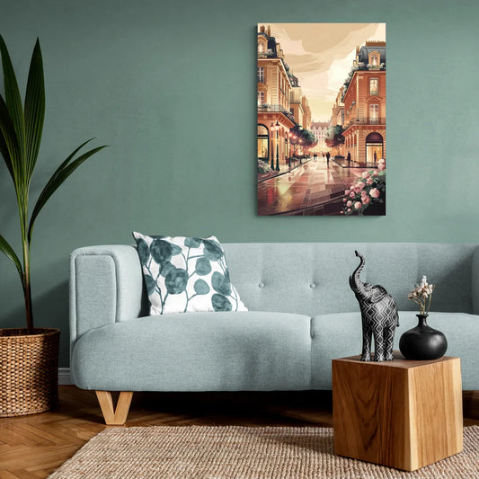 Camden Urban Charm Cityscape - Canvas Wall Art Living Room