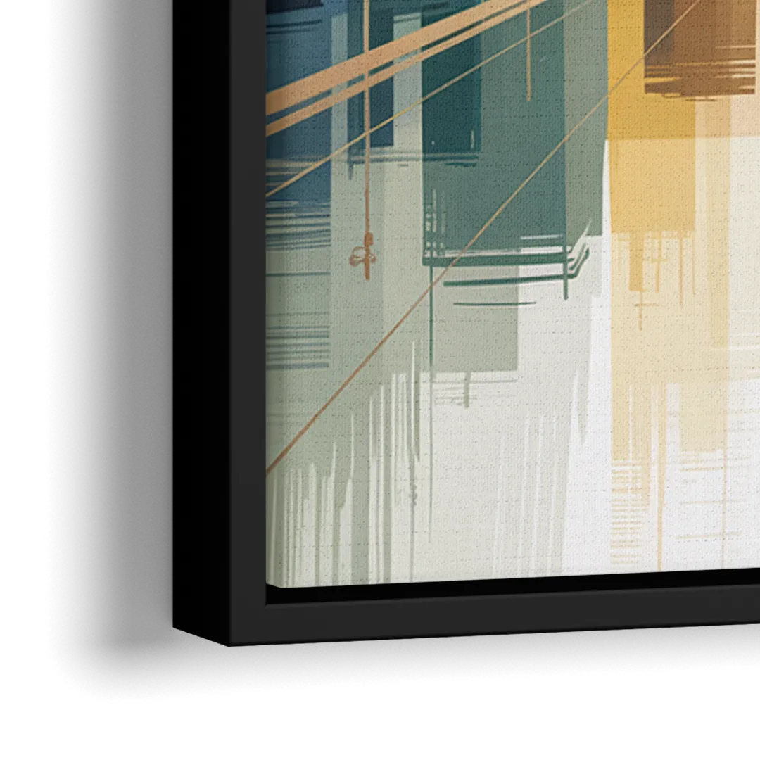 Bloor Street Vibes - Close-Up Black Frame Canvas