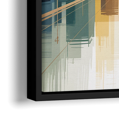 Bloor Street Vibes - Close-Up Black Frame Canvas