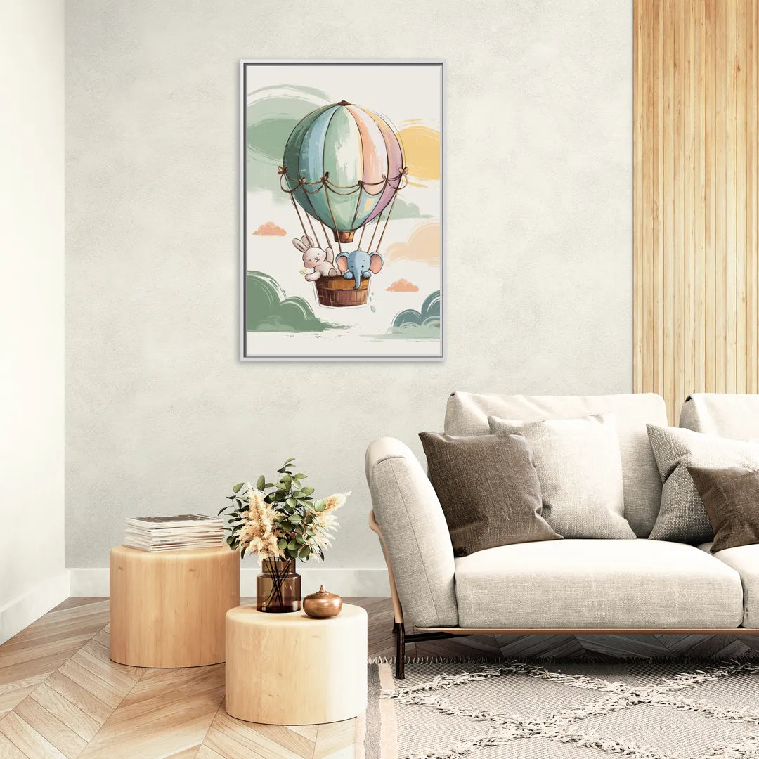 Marietta Baby Room Bliss - Living Room White Frame Canvas