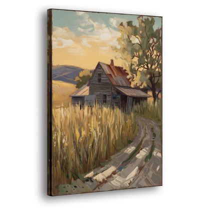 Burlington Rustic Charm - Canvas Print Art Sides