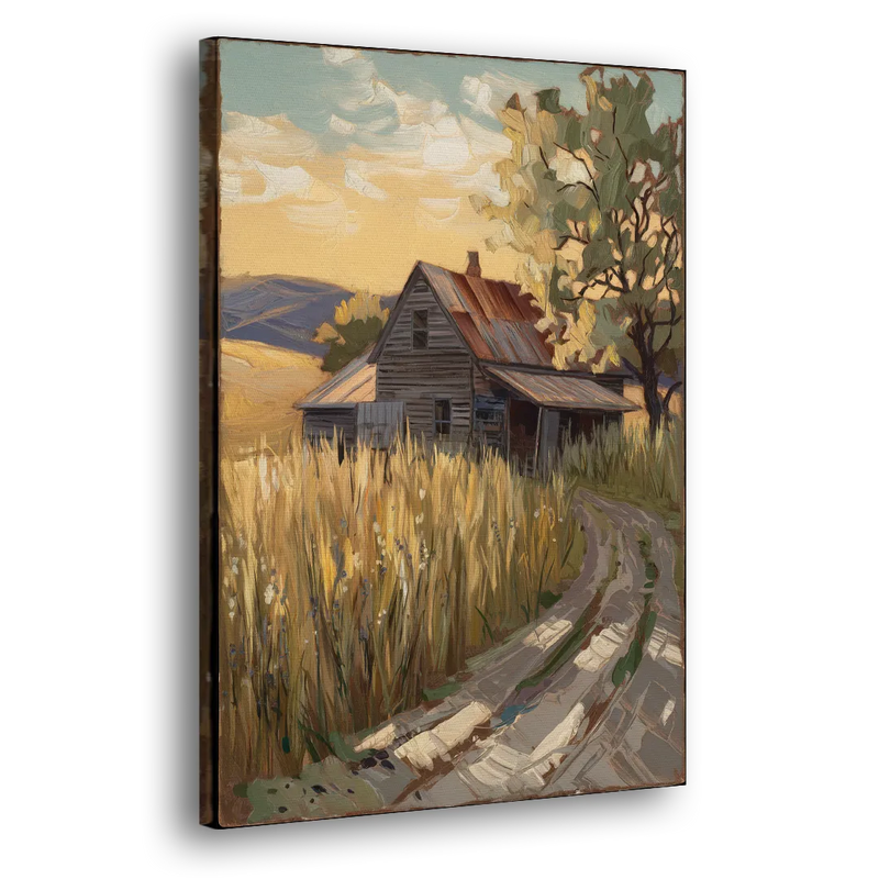 Burlington Rustic Charm - Canvas Print Art Sides