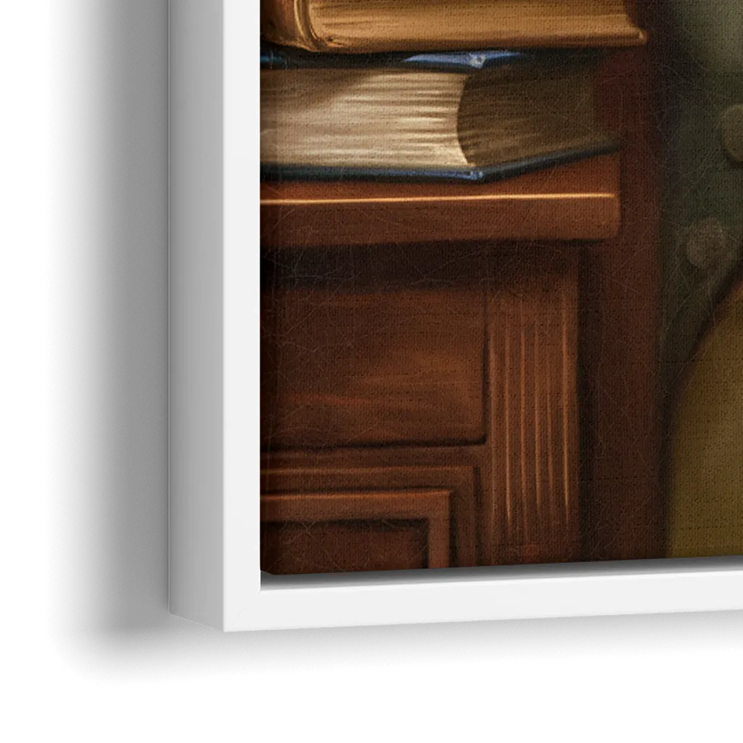 Franklin Cultural Heritage - Close-Up White Frame Canvas