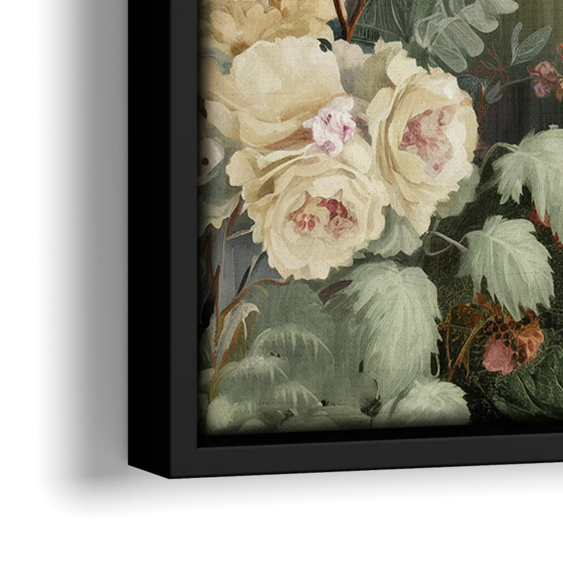 Birmingham Botanical Gardens - Close-Up Black Frame Canvas