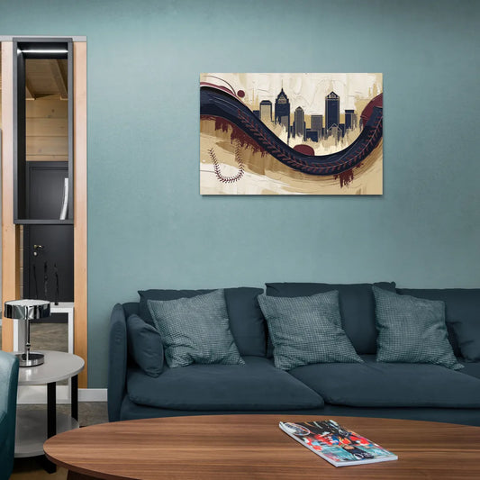 Toledo Mud Hens Baseball - Canvas Wall Art Living Room