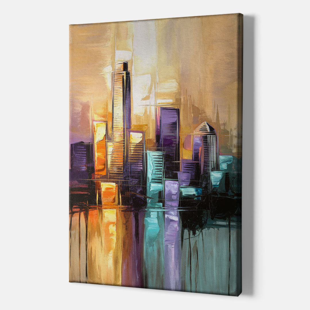 Austin Moody Cityscape - Canvas Wall Art Indoor