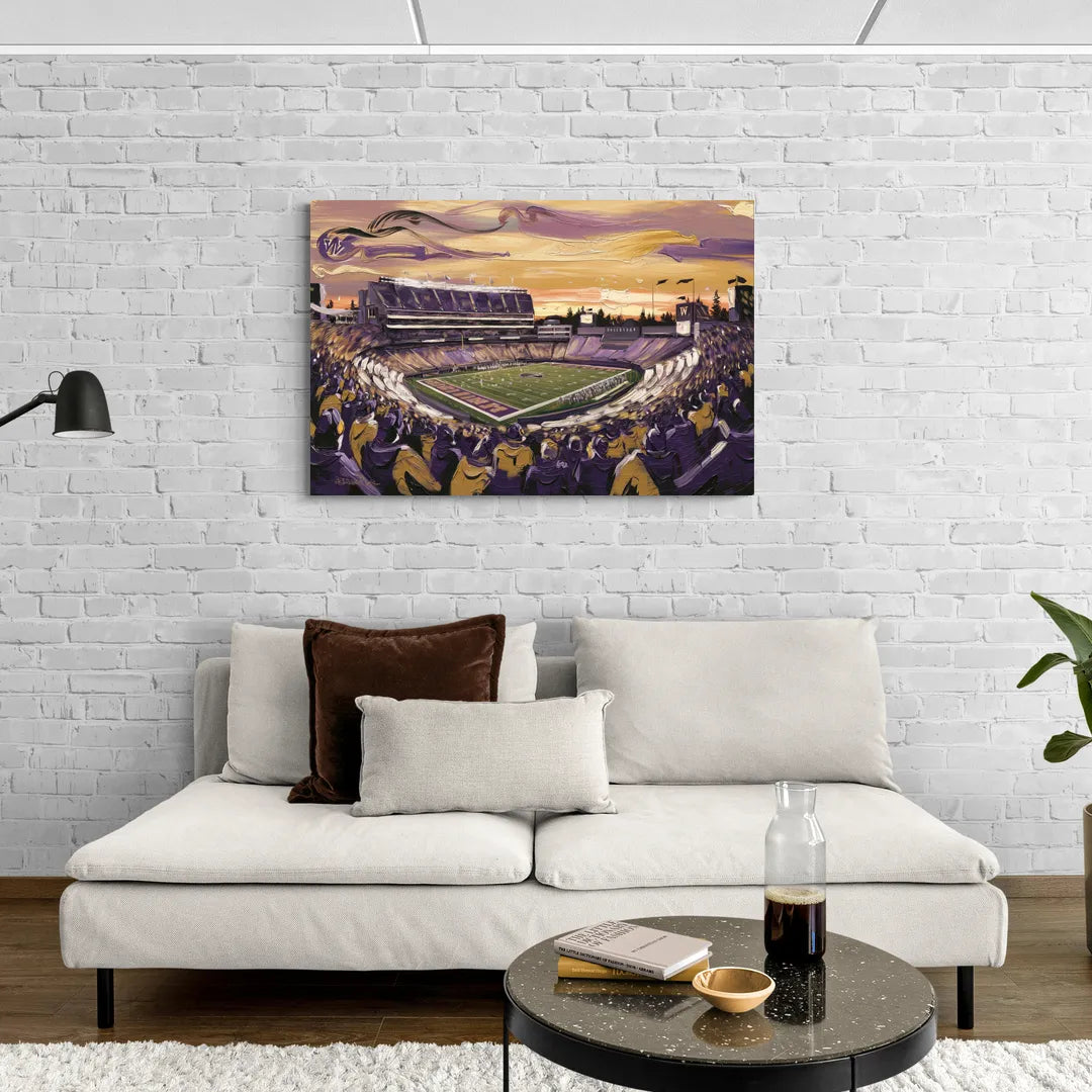 Washington Huskies Spirit - Canvas Wall Art Living Room