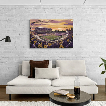 Washington Huskies Spirit - Canvas Wall Art Living Room