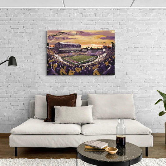 Washington Huskies Spirit - Canvas Wall Art Living Room