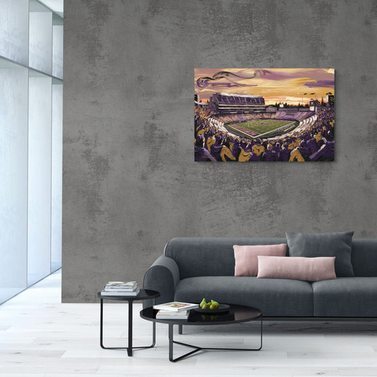 Washington Huskies Spirit - Canvas Wall Art Living Room
