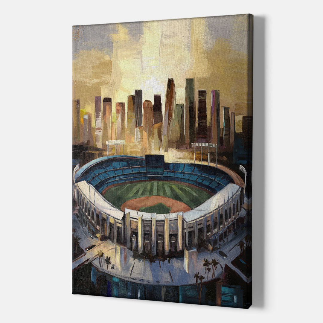 Los Angeles Dodgers Stadium - Canvas Wall Art Indoor